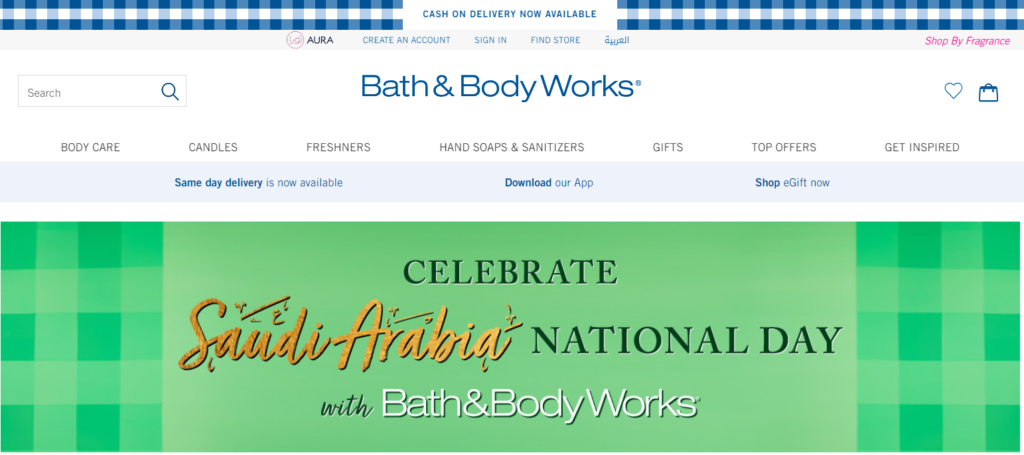 Offers at Bath and Body Works
