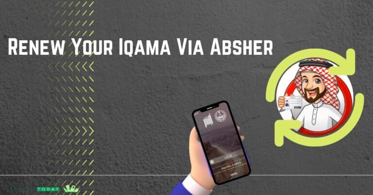 Renew iqama via Absher